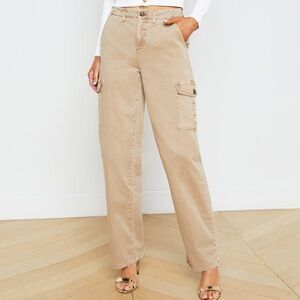 L'AGENCE Channing Trouser in Dark Latte